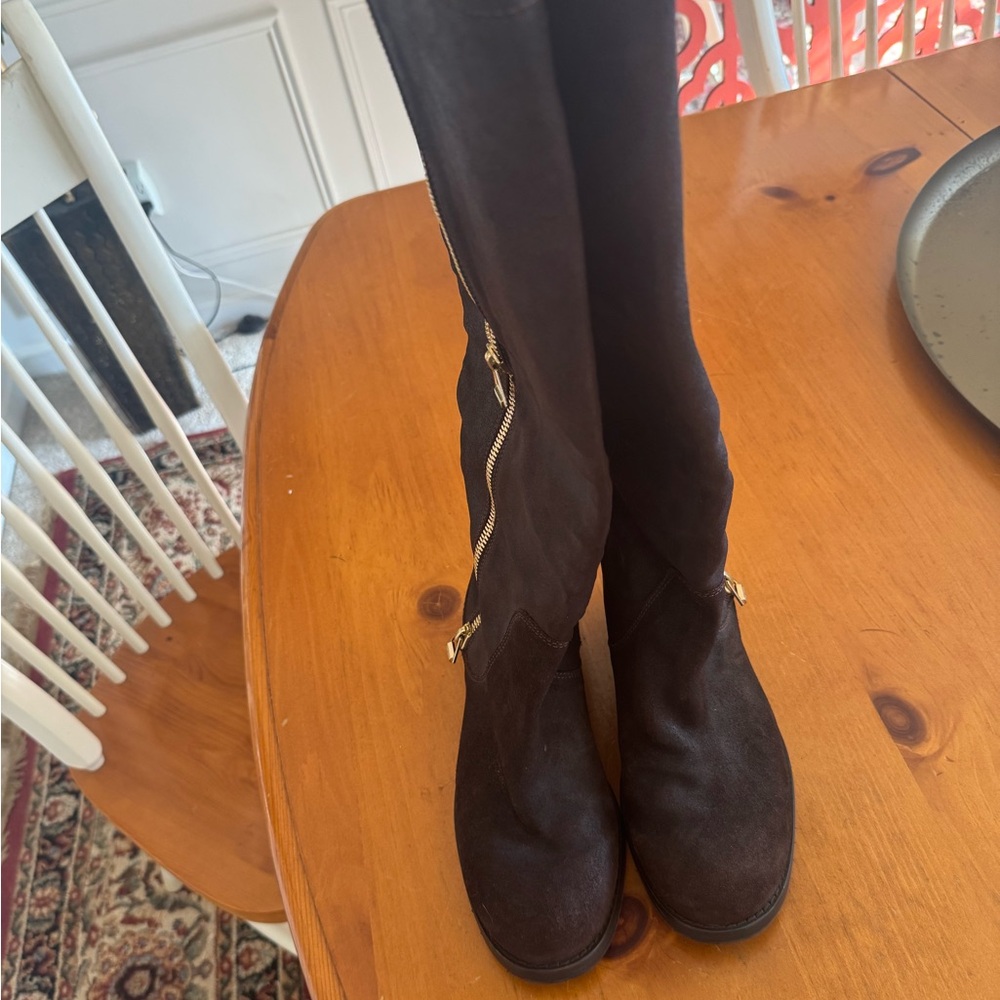 Jimmy Choo Dark Brown Knee High Boots